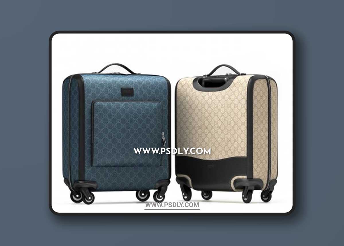 GG Supreme Suitcase 3D Models
