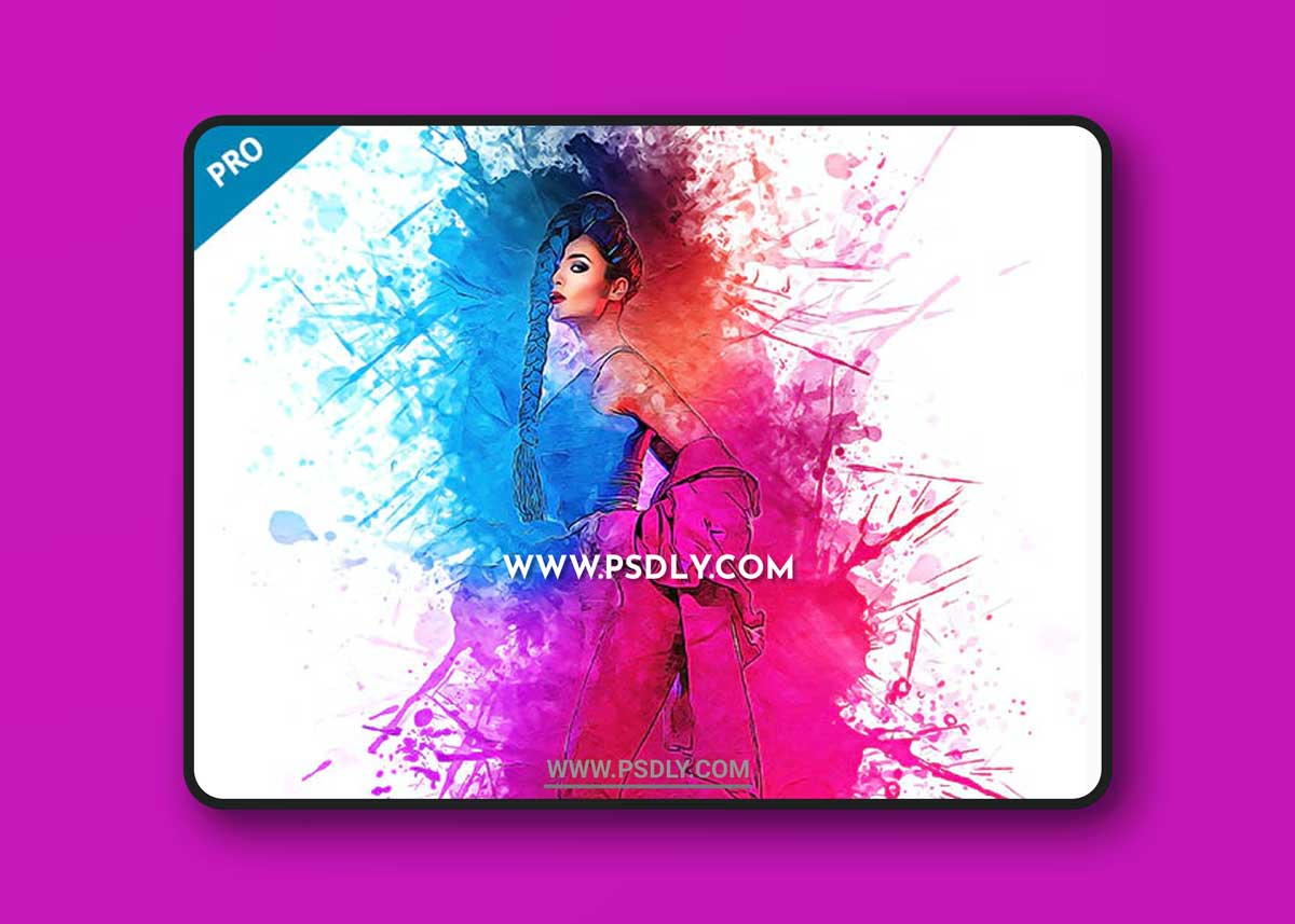 GraphicRiver - Abstract Ink Scattering Photoshop Action 23158410