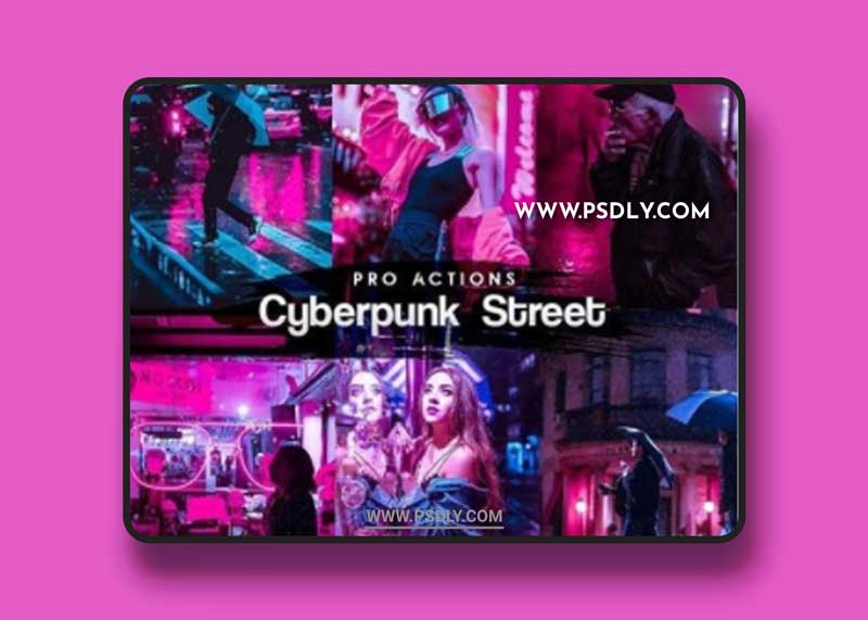 GraphicRiver - Cyberpunk Street Photoshop Actions 27660544
