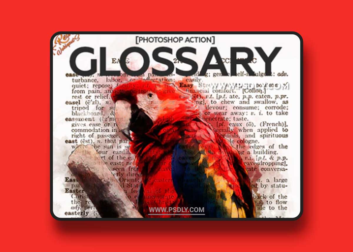 GraphicRiver - Glossary Photoshop Action 21138205