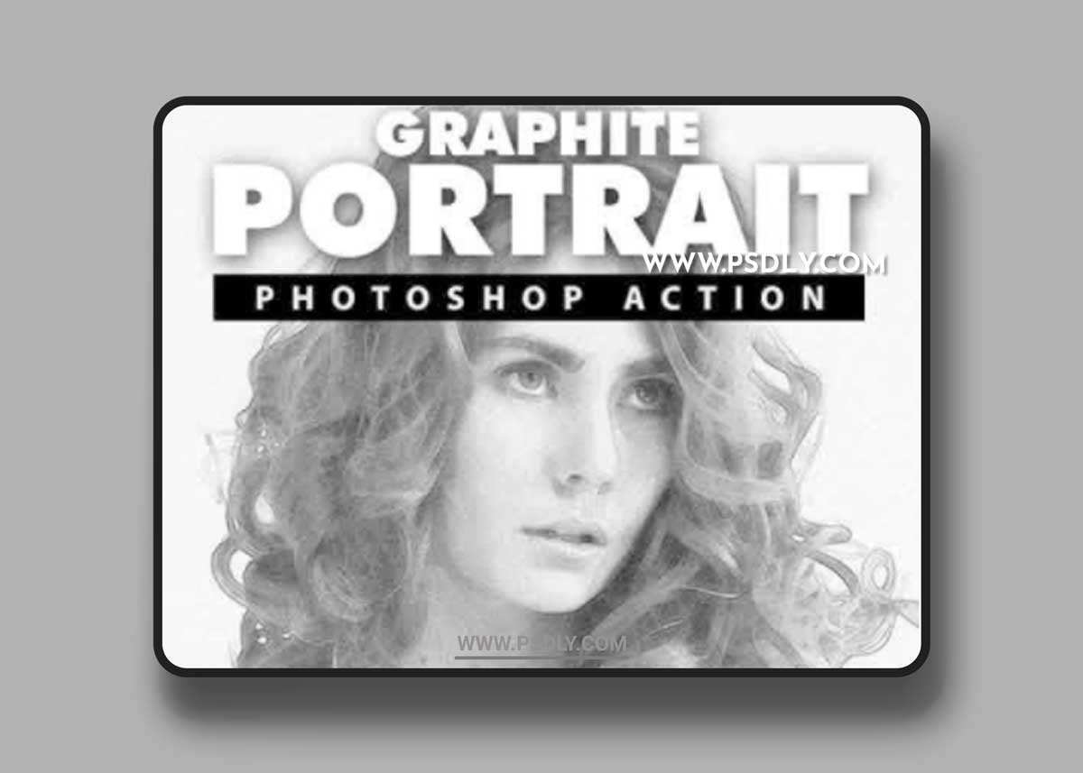 GraphicRiver - Graphite Portrait Photoshop Action 20428615