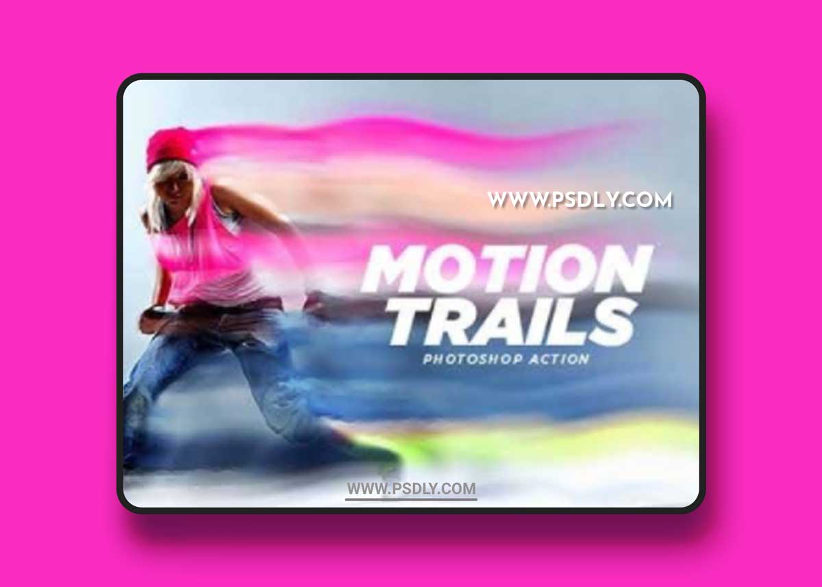 GraphicRiver - Motion Trails Photoshop Action 21946377