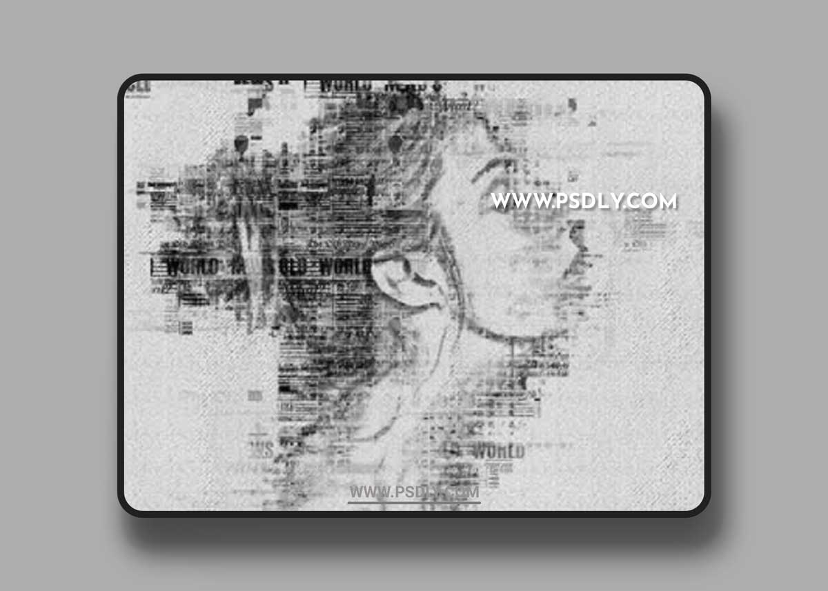 GraphicRiver - News Print Photoshop Action 20534892