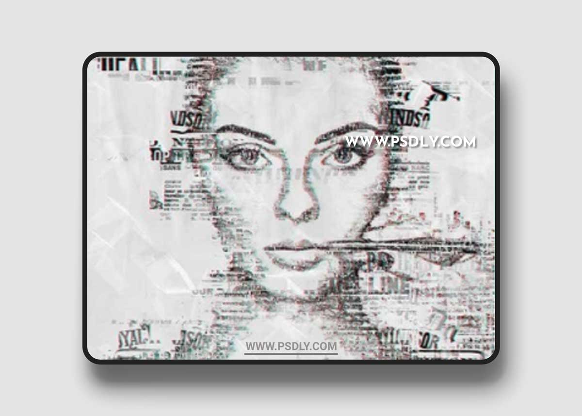 GraphicRiver - NewsPrint Photoshop Action 22238827