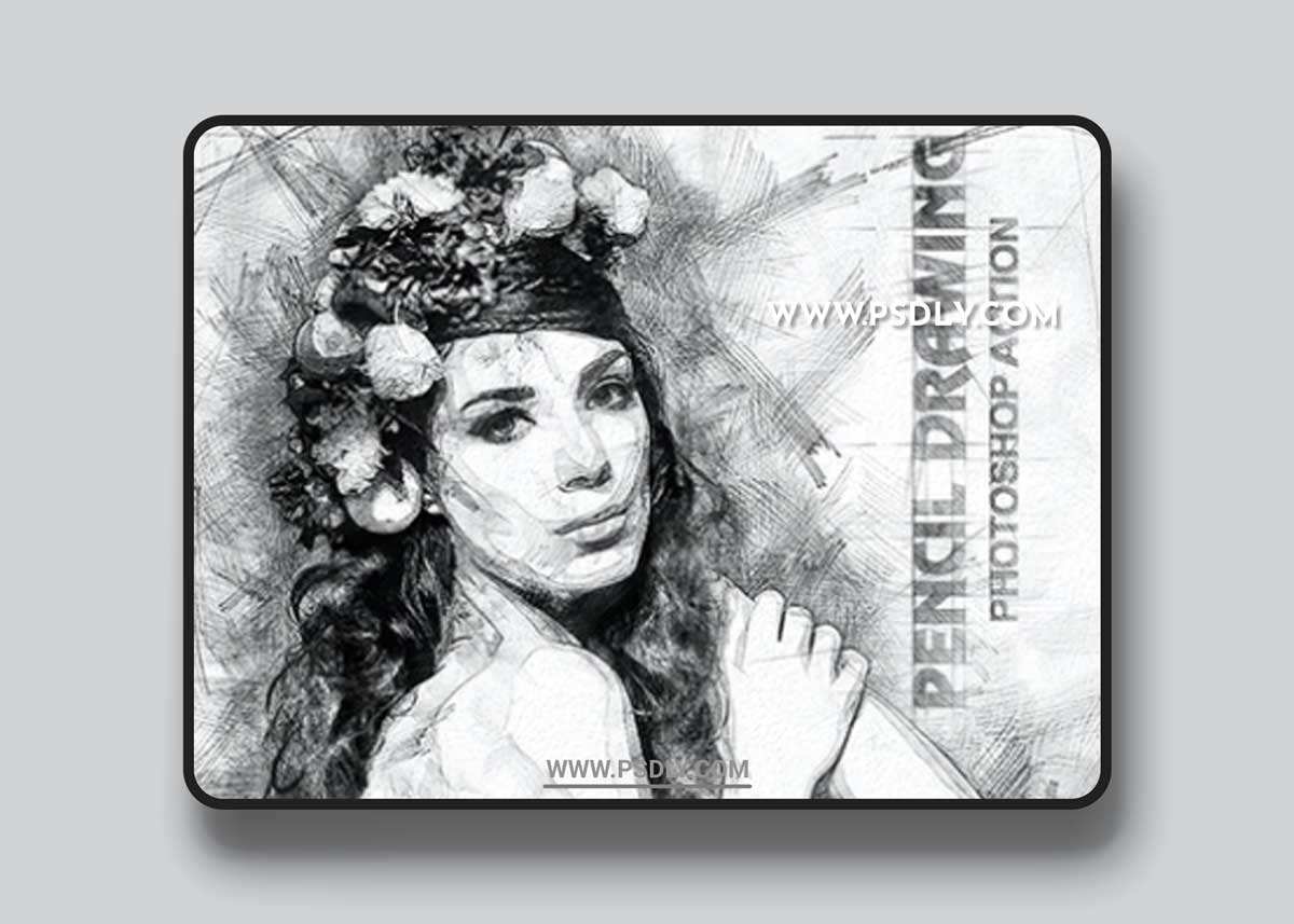 GraphicRiver - Pencil Drawing Photoshop Action 19737502