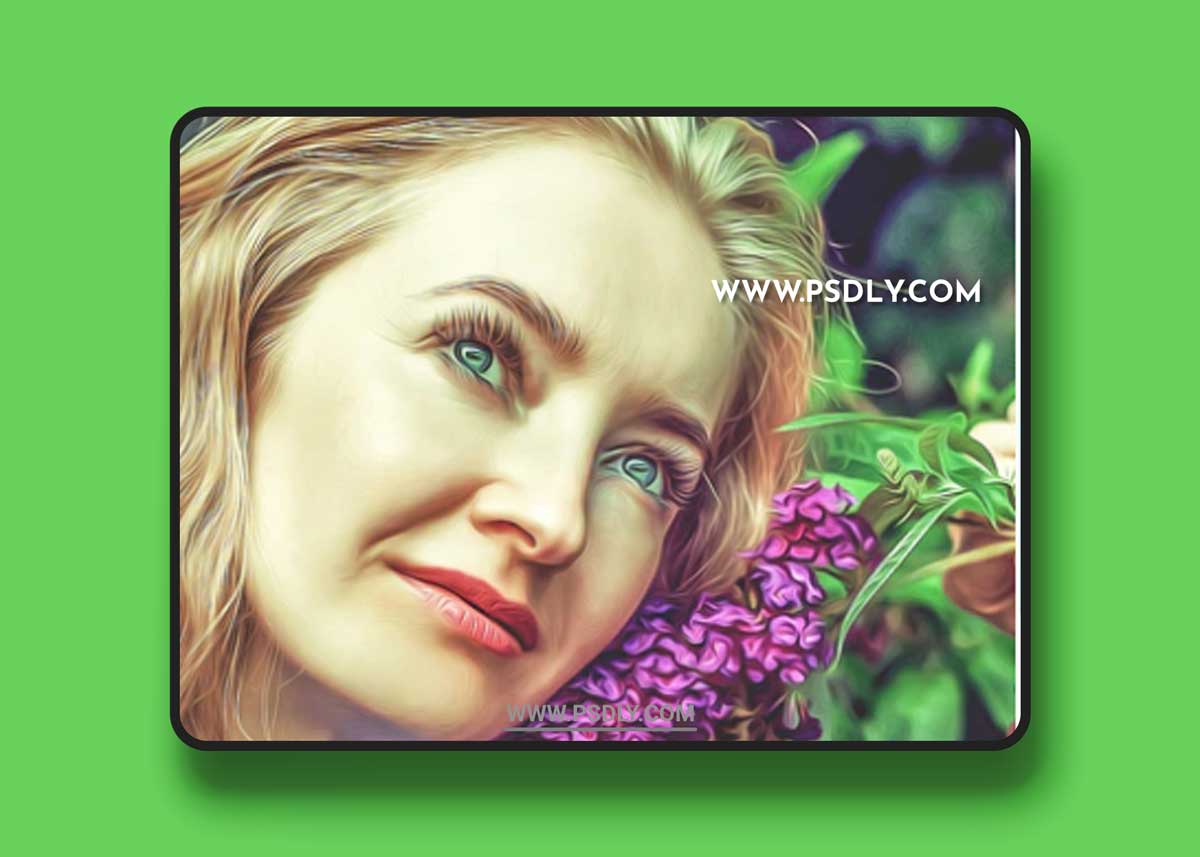 GraphicRiver - Sharpen Golden Oil Paint 20618619