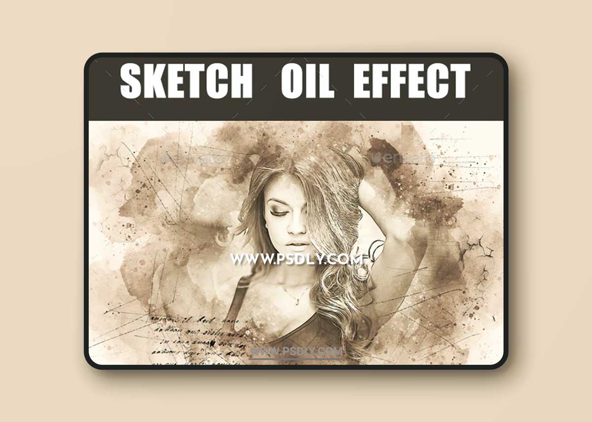 GraphicRiver - Sketch Oil Effect 23120718