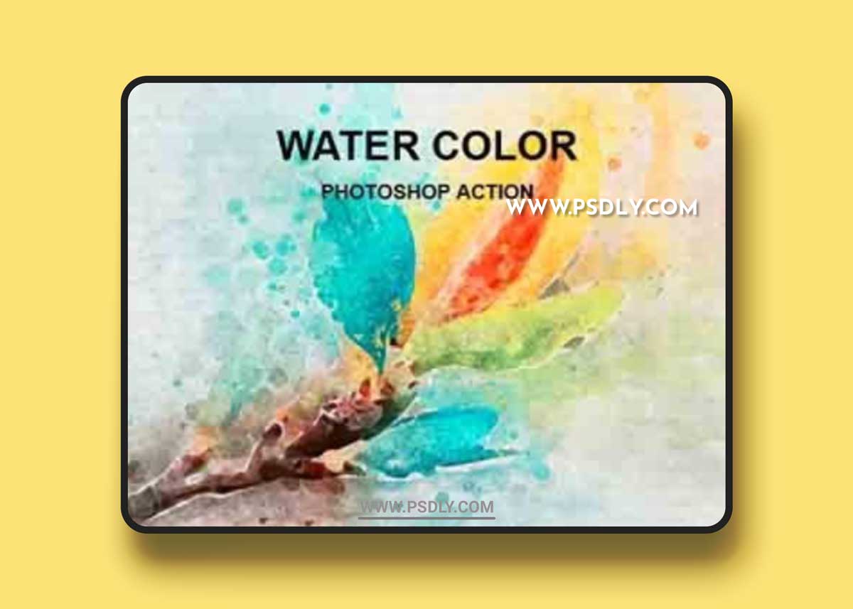 GraphicRiver - Water Color Photoshop Action 21211185