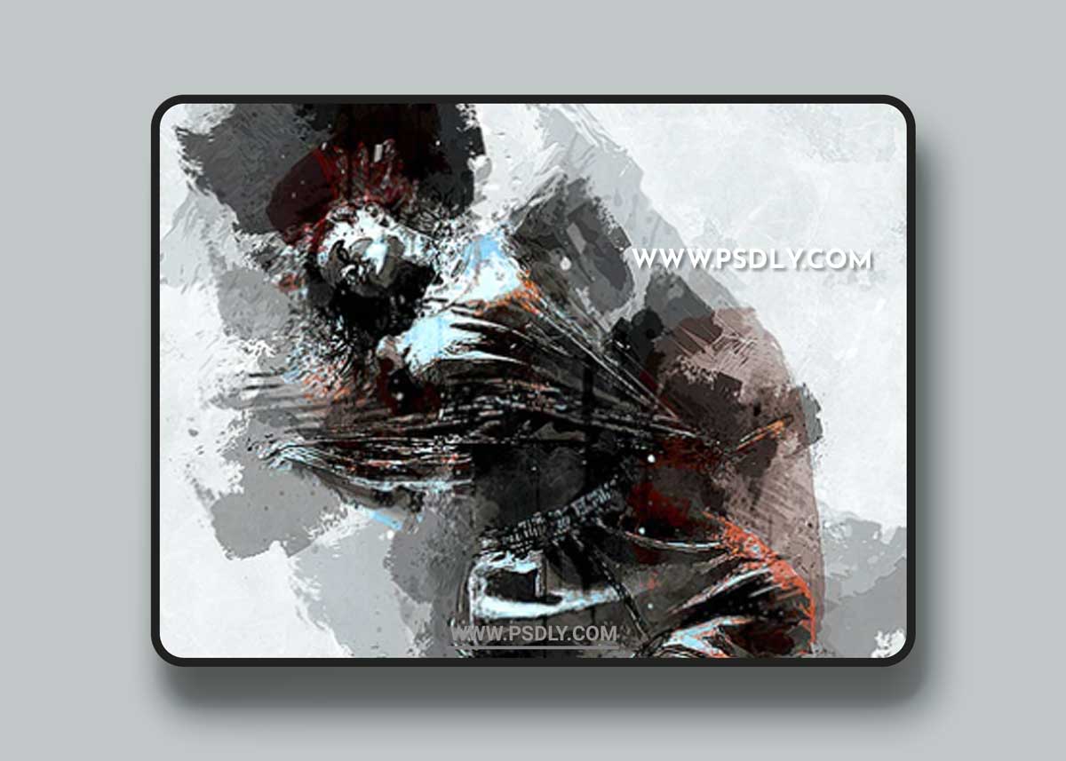 Graphicriver - Ink Scratch - Photoshop Action 21318489