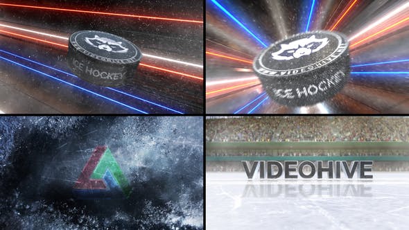 Videohive Ice Hockey Logo Reveal 33968592