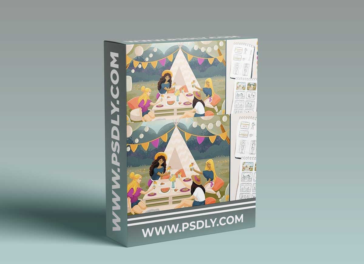 Illustrate People & Scenes in Procreate: Character Design & Composition