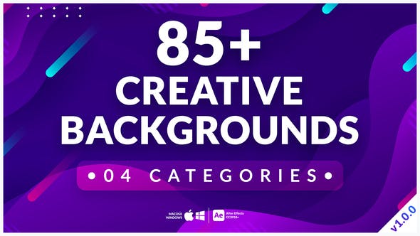 Videohive 85+ Creative Backgrounds 33697228