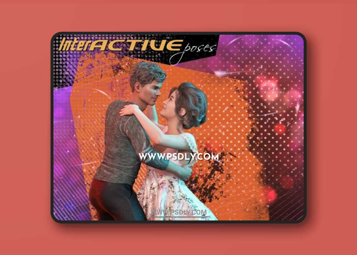 InterActive Poses for Genesis 8 3D Models