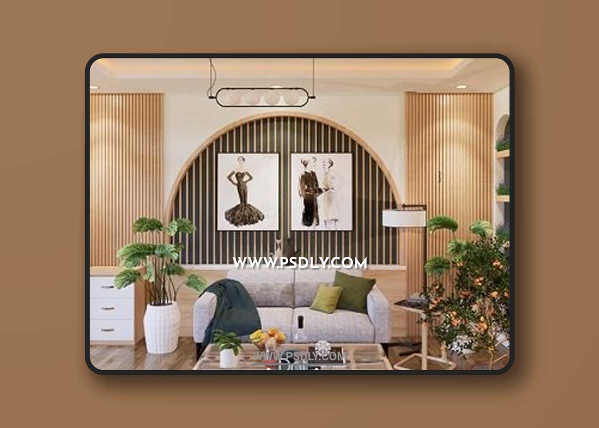 Interior House Scene for Sketchup by Dat Houzz 3D Models