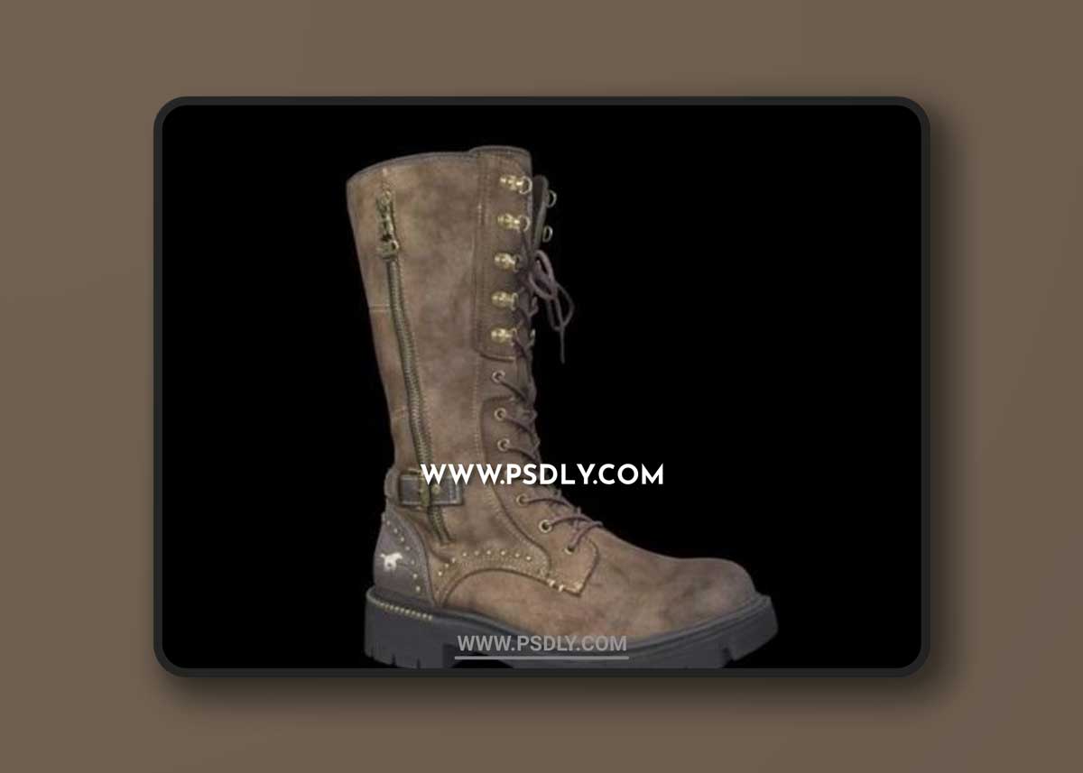 Mustang Platform High shoe 3D Models