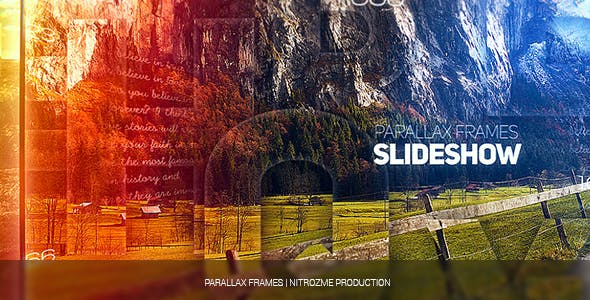 Videohive Parallax Frames 18034732