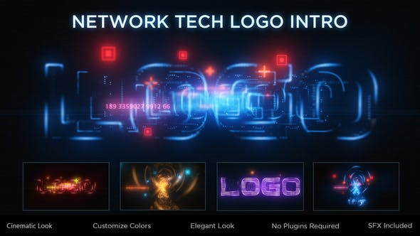 Videohive Network Tech Logo Reveal 33907084