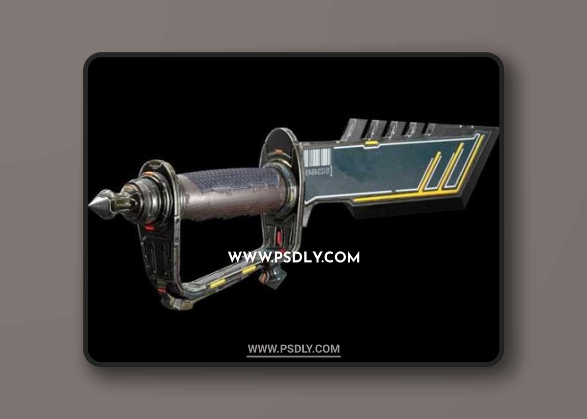 Sci-Fi Dagger 3D Models