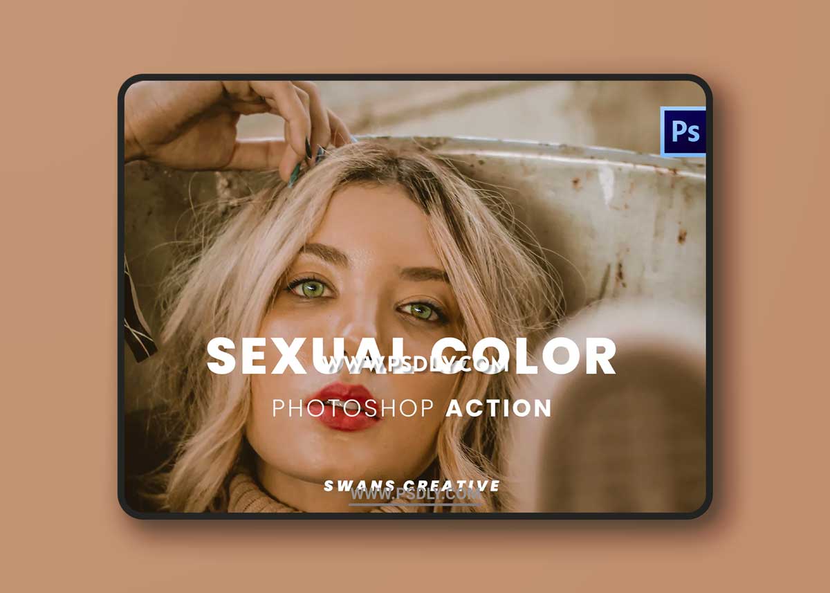 Sexual Color Photoshop Action