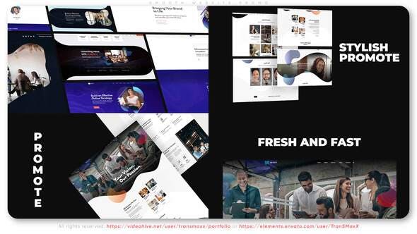 Videohive Smooth Website Promo 33749525