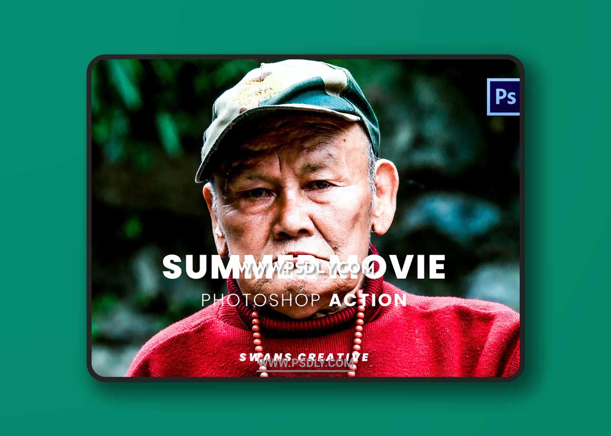 Summer Movie Photoshop Action