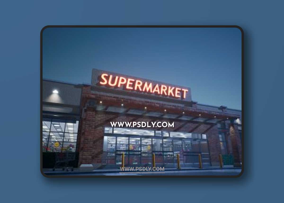 Supermarket 3D Models