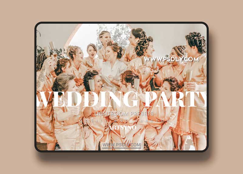 Wedding Party Lightroom Presets Dekstop and Mobile
