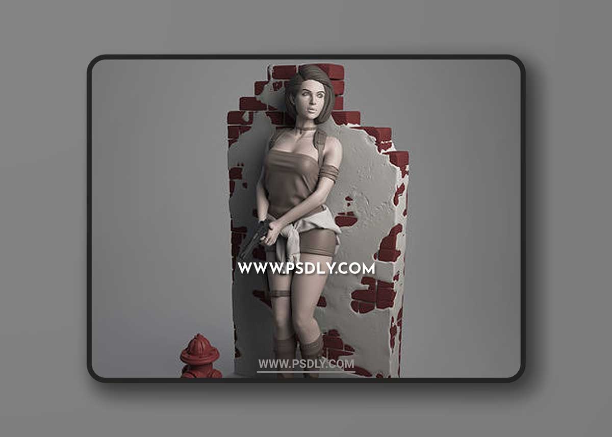 CGTRADER – JILL VALENTILE STLS 3D PRINT MODEL