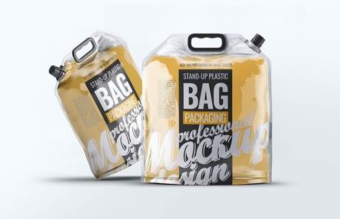 GraphicRiver - Stand-up Plastic Packaging Bag Mock-Up 33769838