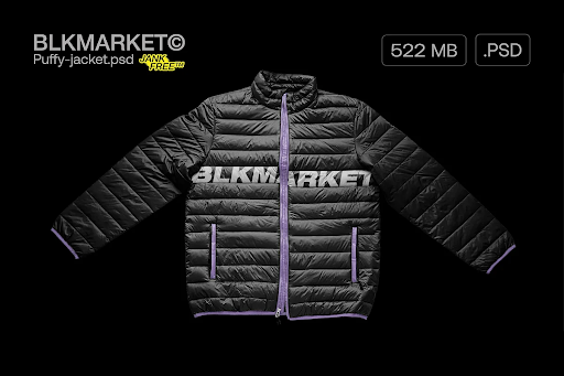 CreativeMarket - Puffy-Jacket.psd - Streetware Mockup 5755618