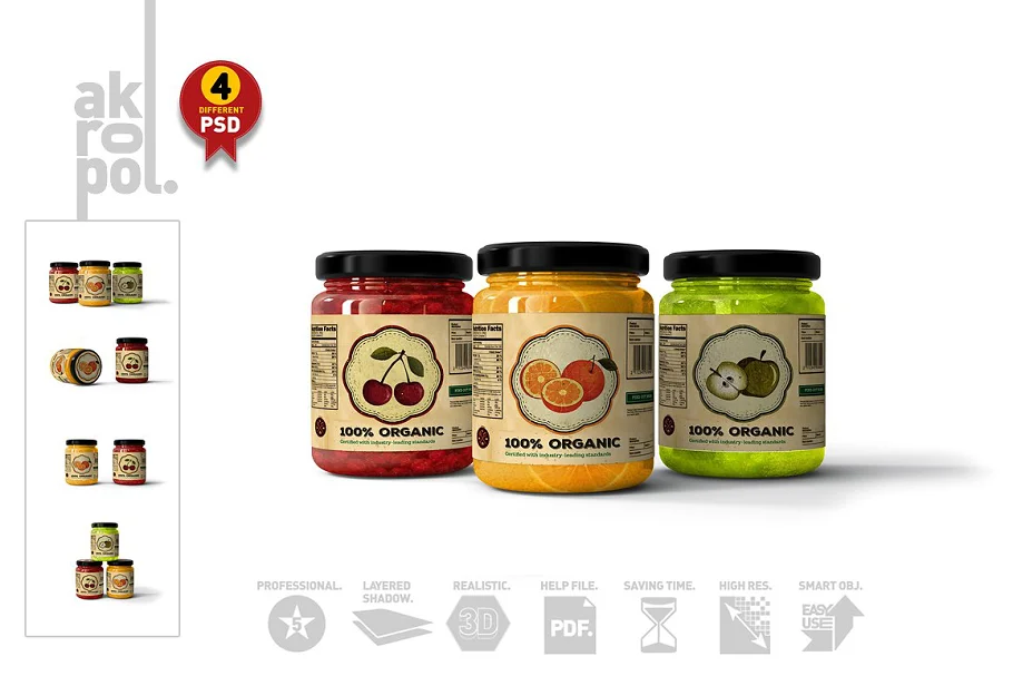 CreativeMarket - JAR MOCKUP -06 2197945