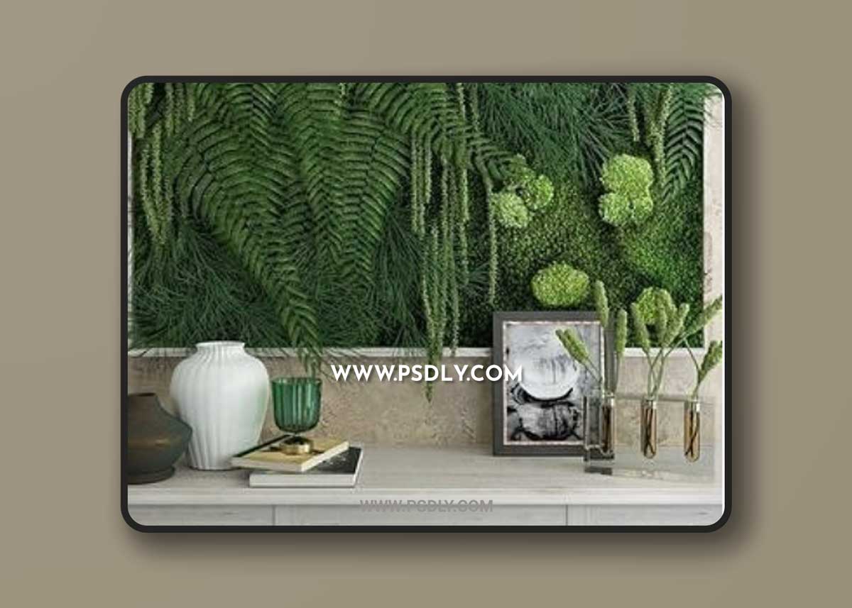 moss-fern-fytowall 3D model