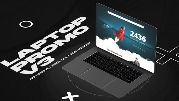 Videohive Laptop website promo v3 33708077