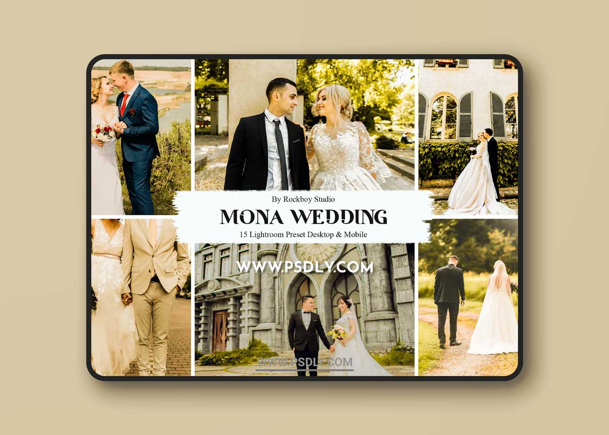 15 Mona Wedding Lightroom Presets
