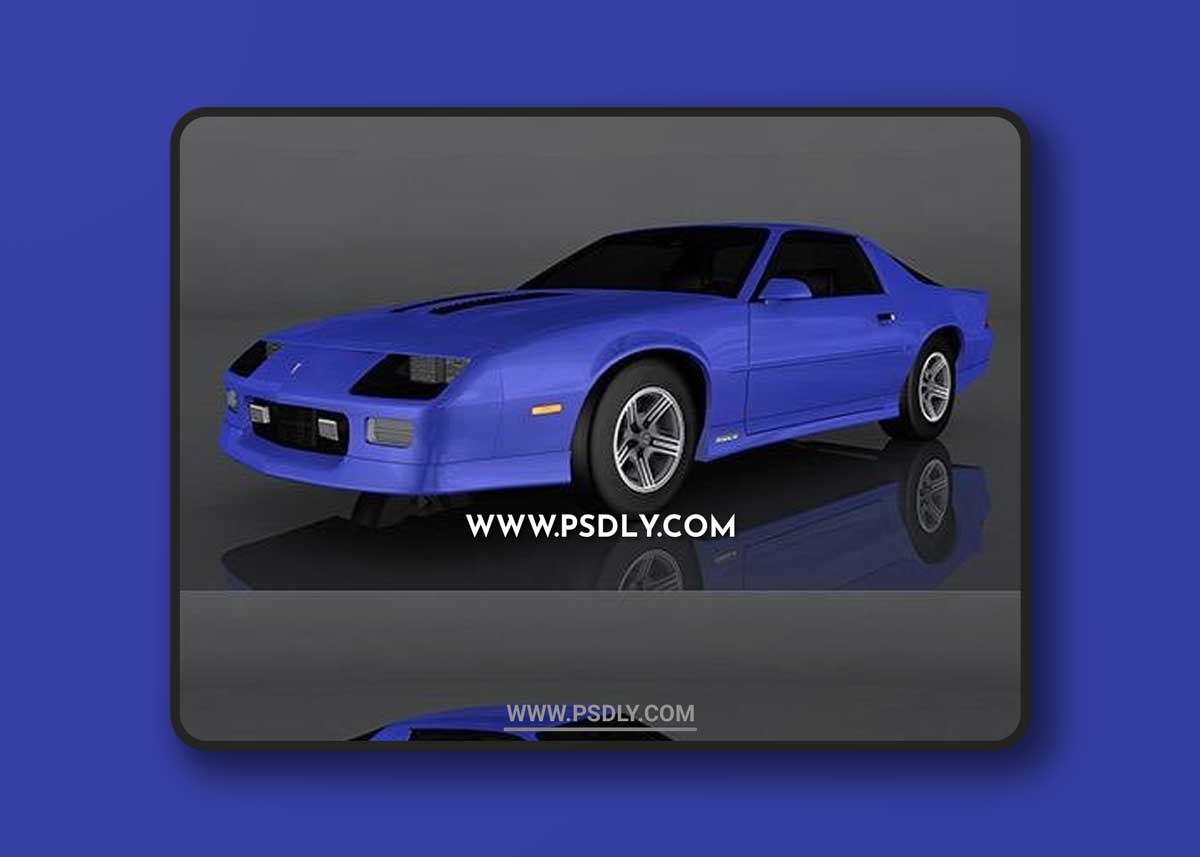 1990 Chevrolet Camaro 3D Model o93012