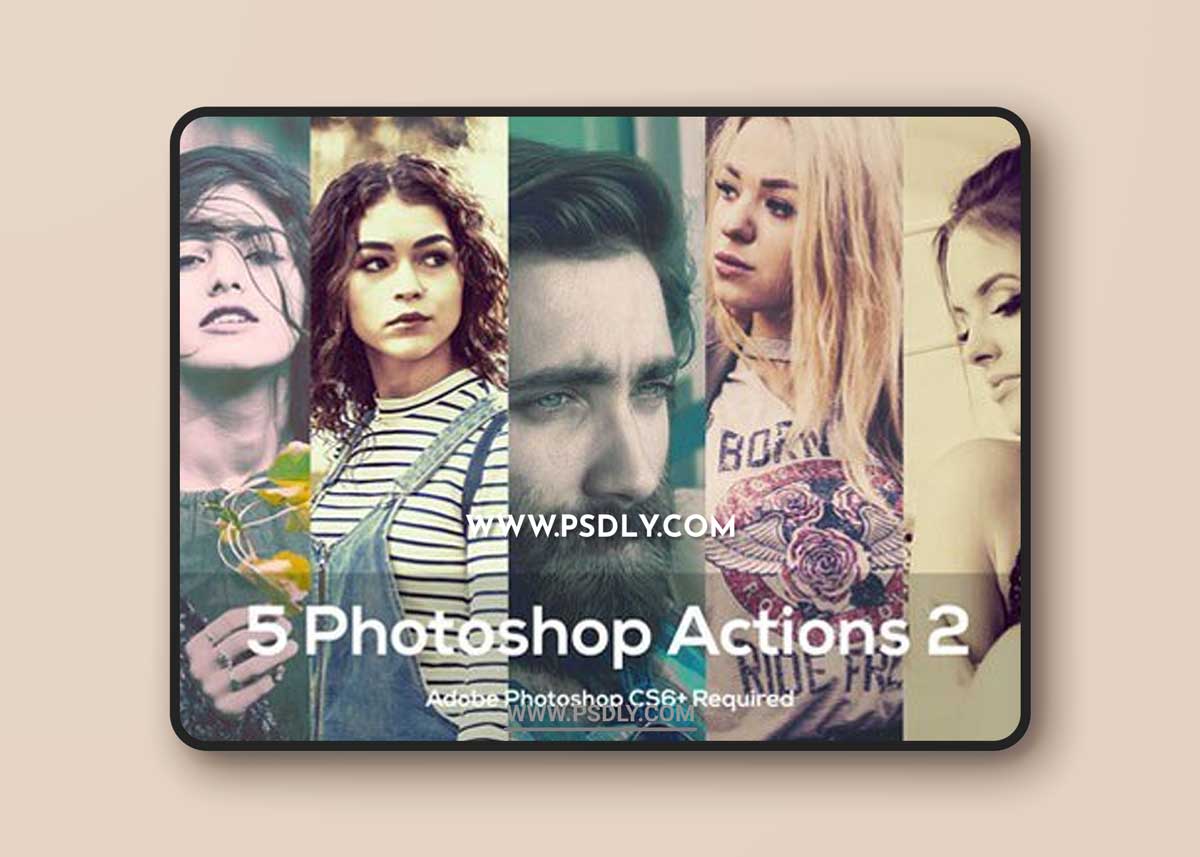 5 Photoshop Actions 2