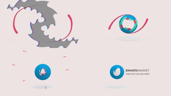 Videohive Flat Splash Logo 19629260