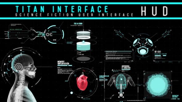 Videohive HUD - Titan Interface 17548918
