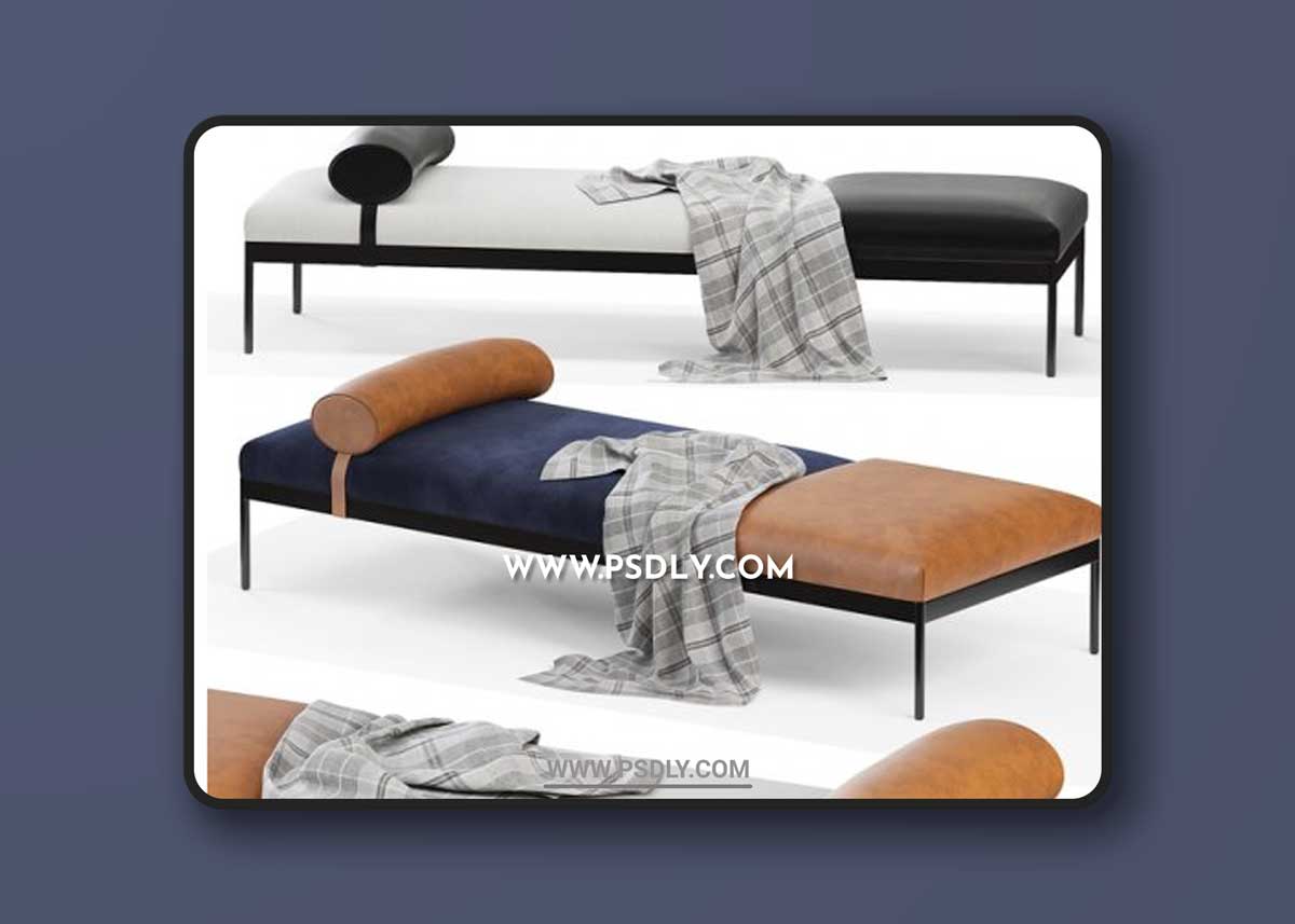 Adea bon daybed 3D Models