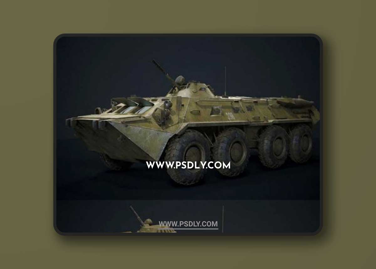 BTR – 80 3D Models