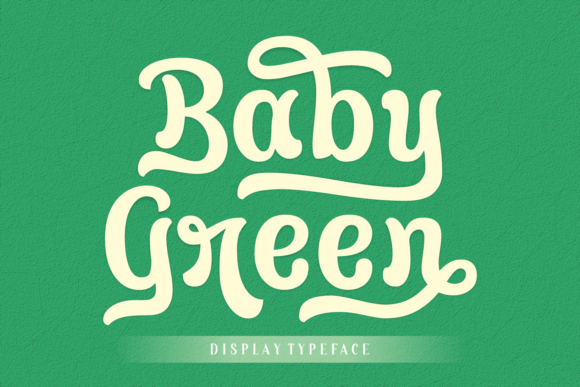 Baby Green Font