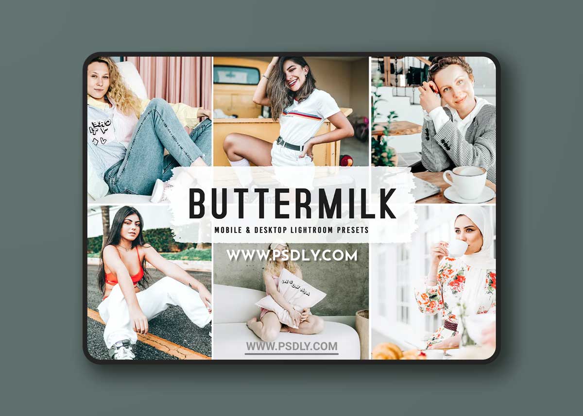 Buttermilk Mobile & Desktop Lightroom Presets