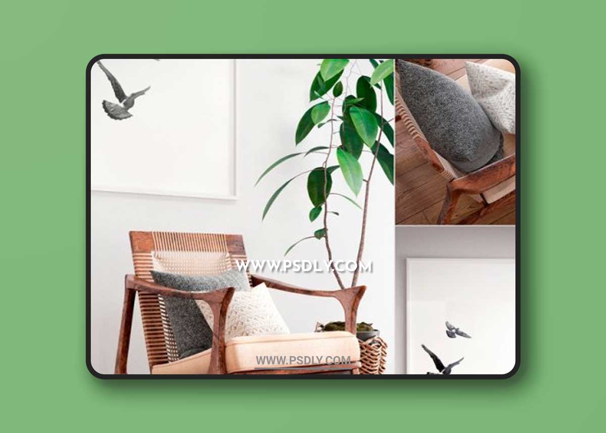 Canoe Lounge Chair. Scandinavian set