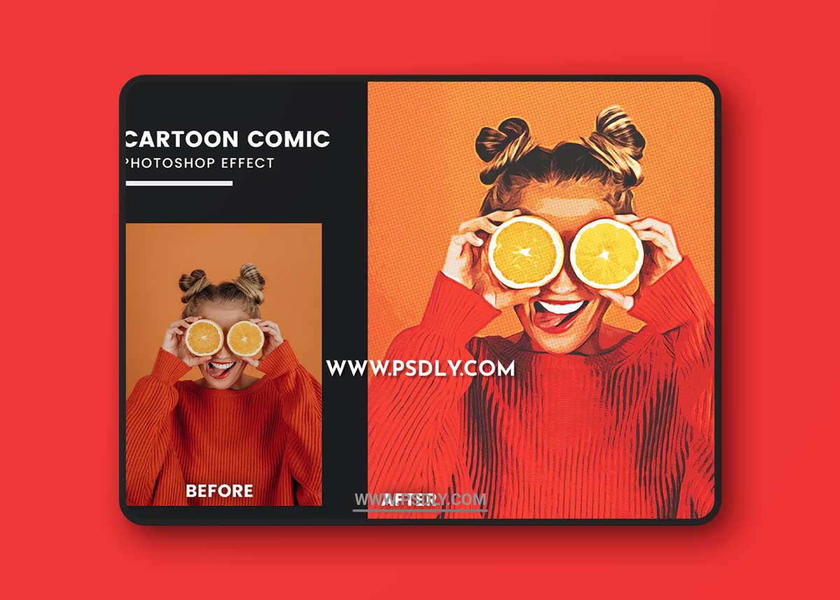 Cartoon Comic Book Photoshop Effect