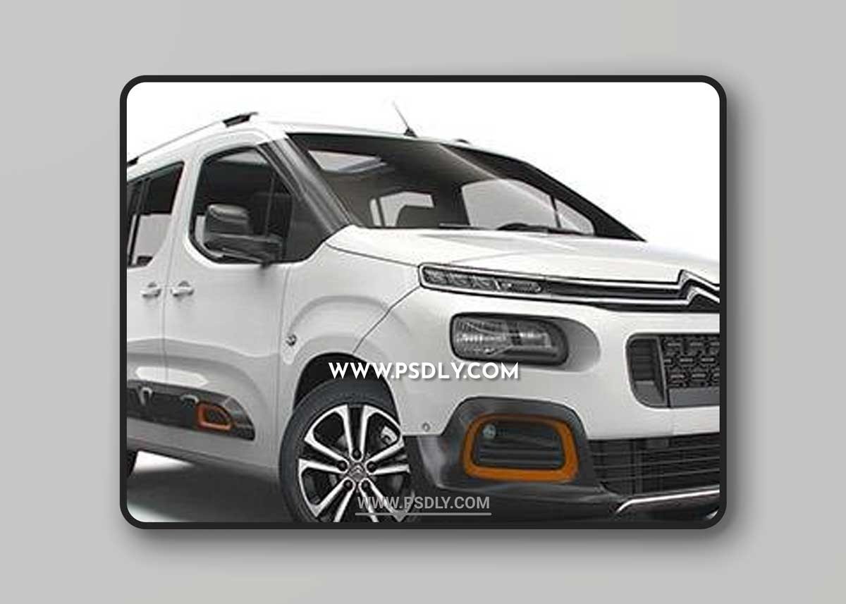 Citroen Berlingo Multispace XTR 2021 3D Model o86440