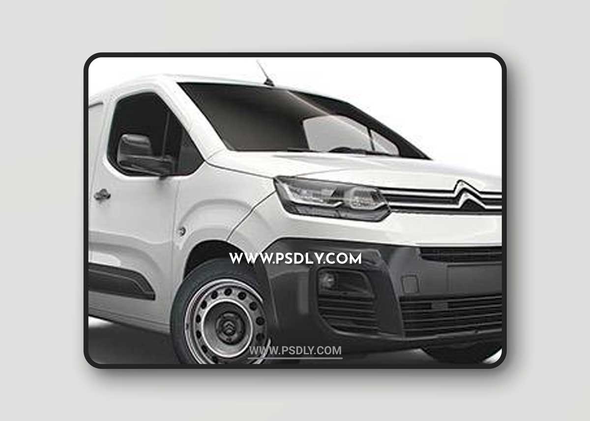 Citroen Berlingo Van SWB 2021 3D Model o86442