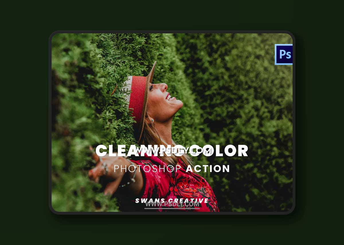 Cleaning Color Photoshop Action