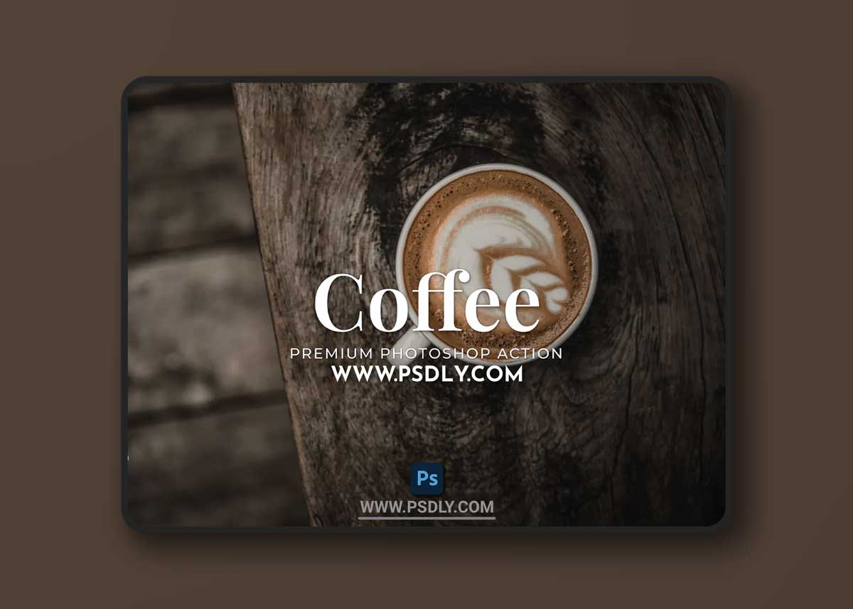 Coffee Photoshop Action