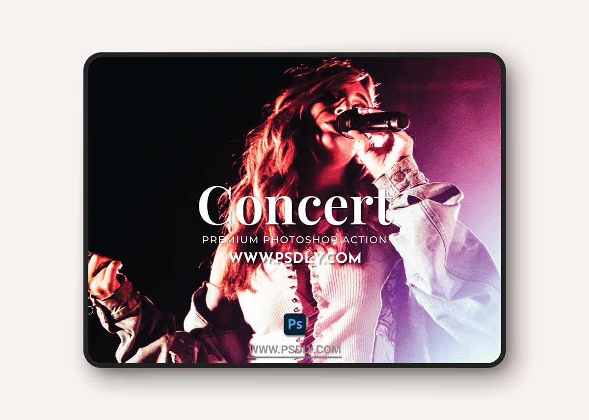 Concert Photoshop Action