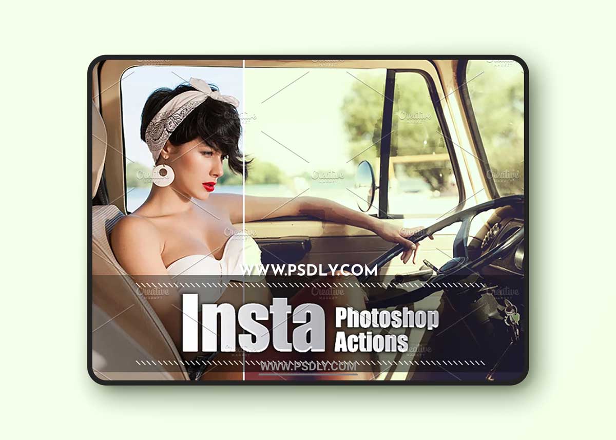 CreativeMarket - 30 Insta Photoshop Actions 3937770